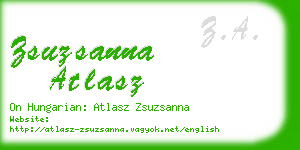 zsuzsanna atlasz business card